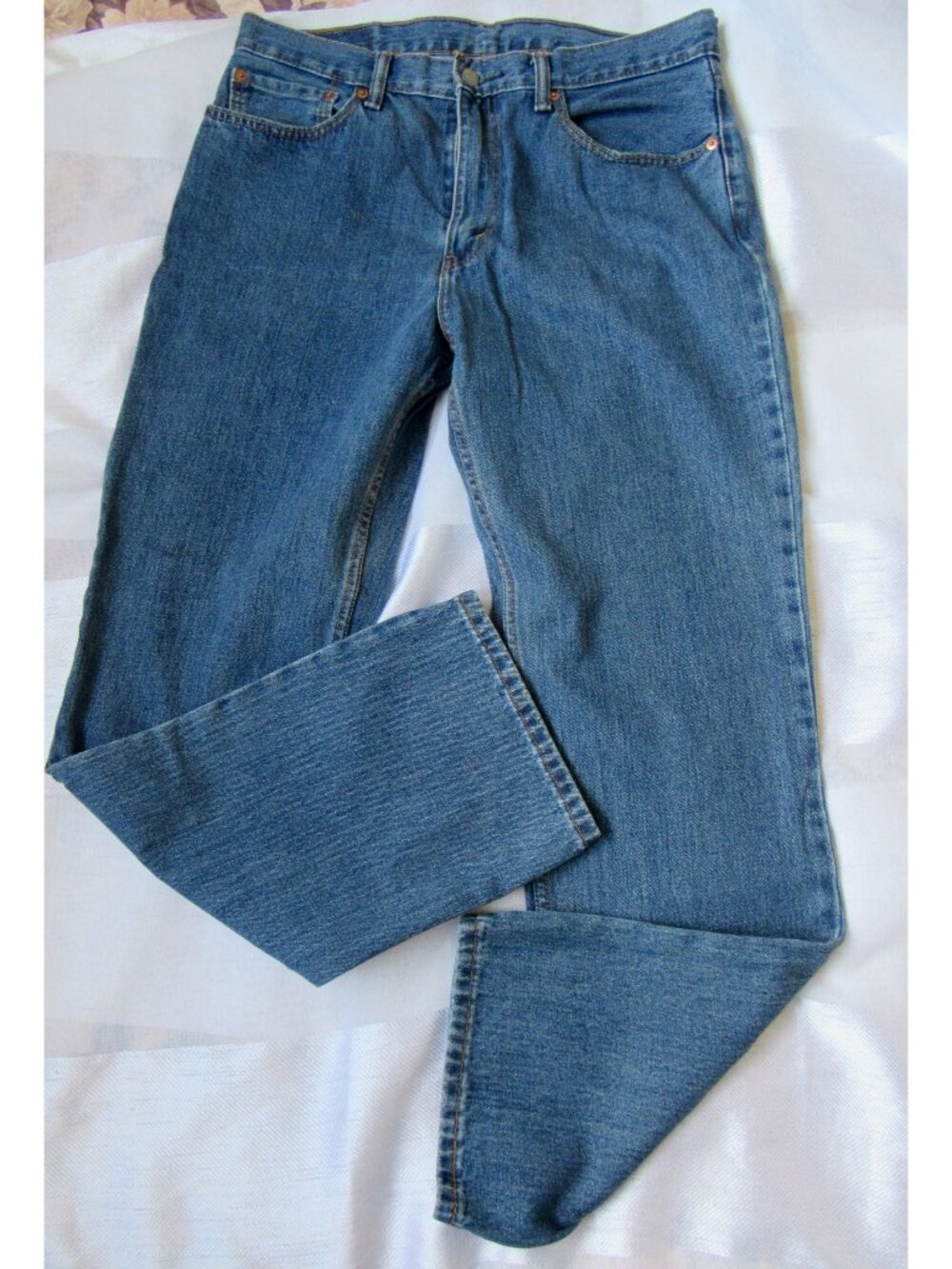 Levi's 516 Men Jeans, Blue, Cotton. W 36, L 32